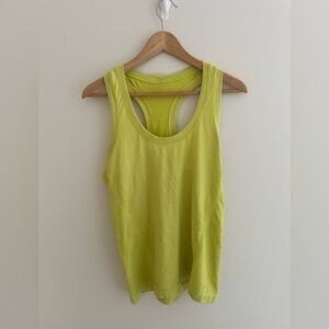 Athleta Neon Green Racerback Tank Top - Women's Size Medium